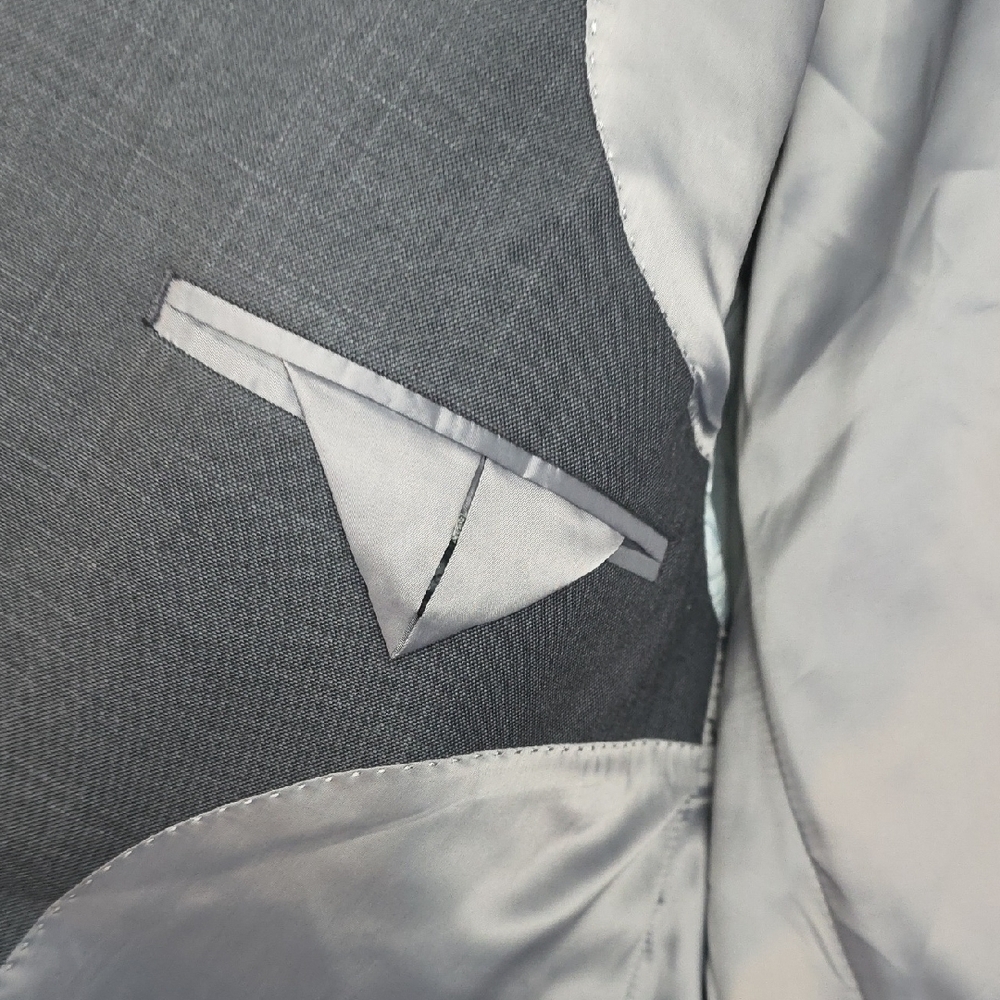 🆕️ Apt. 9 Gray Blazer Regular Fit 40R NWT NWT - image 6